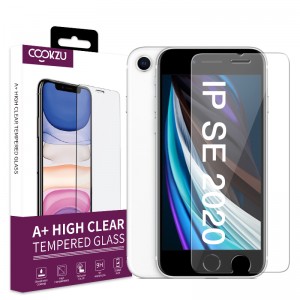 Película de pantalla de vidrio templado premium caliente 9H para Apple Iphone SE 2020 Protector de pantalla