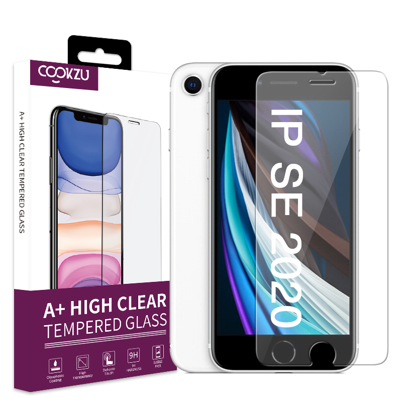 Película de pantalla de vidrio templado premium caliente 9H para Apple Iphone SE 2020 Protector de pantalla